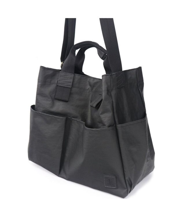 Regalo Felice 【水や汚れを気にせず使える / 大容量】ショルダー付きトート / REGALO BK(ブラック）