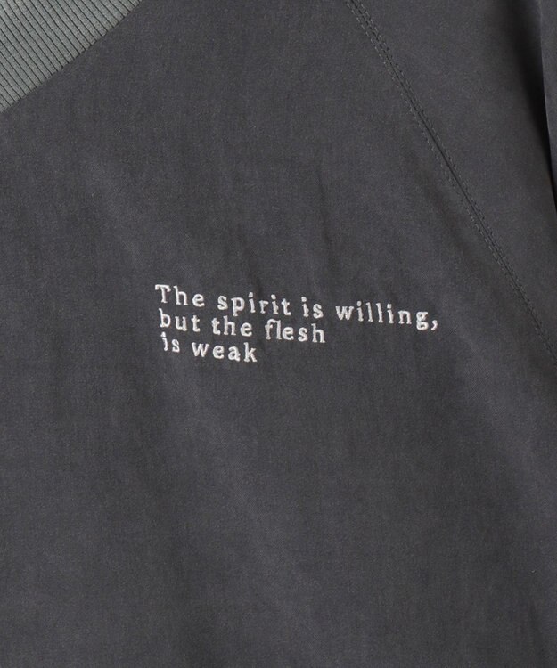 WEGO ミリタリーVネックラインプルオーバー ダークグレー