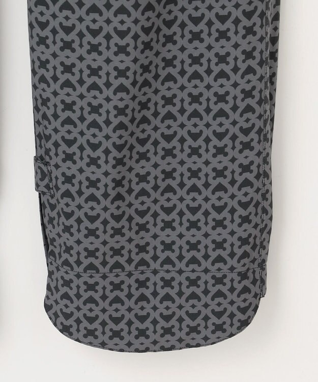 23区GOLF 【MEN】モノグラム レインパンツ  2WAYストレッチ 透湿防水 防風 撥水 ポケッタブル ブラック系5