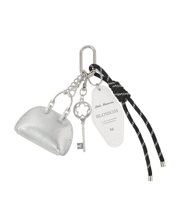 earth music&ecology ＫＥＹ＆バッグプレッピーチャーム Silver