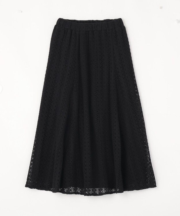 AMERICAN HOLIC レースロングマーメイドスカート Black