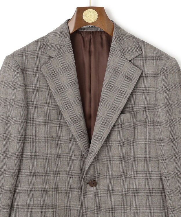 J.PRESS MEN 【J.PRESS MOVING】Albino Torello Viera グレナカートチェック ジャケット ブラウン系3