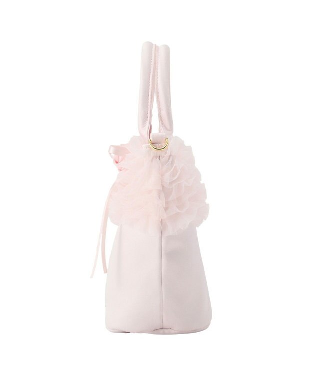 Maison de FLEUR チュールフリルローズ２Ｗａｙバッグ Pink