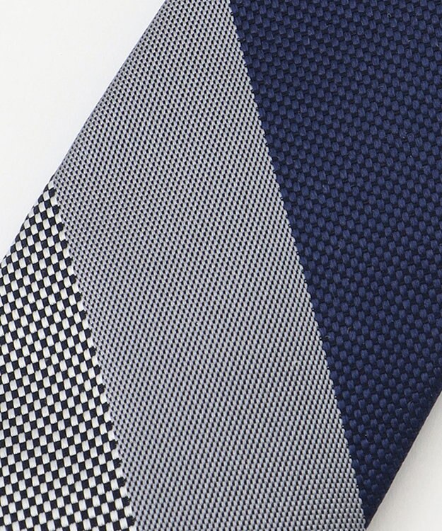 J.PRESS MEN 【STRUCTURE MIX COLLECTION】レジメンタル  ネクタイ ブラック系2