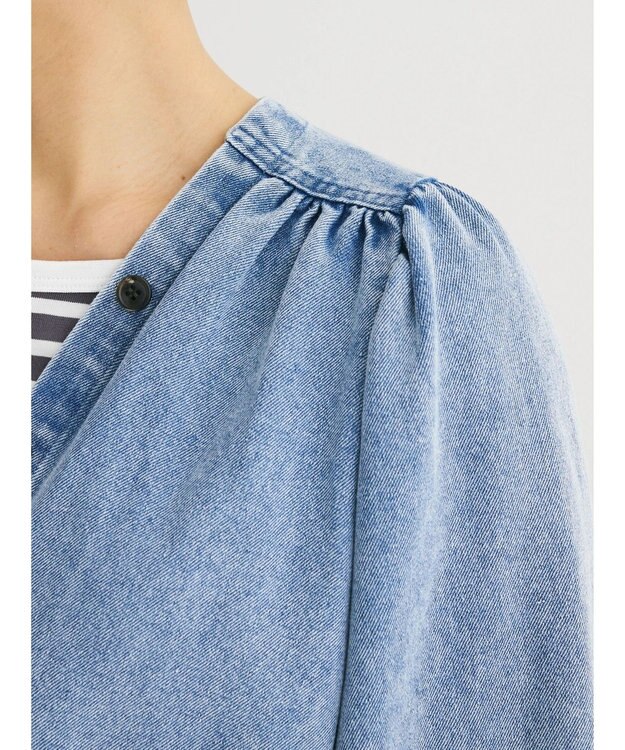 Green Parks ・ｆｕｒｒｙ　ｒａｔｅ　デニムシャツジャケット Light Indigo