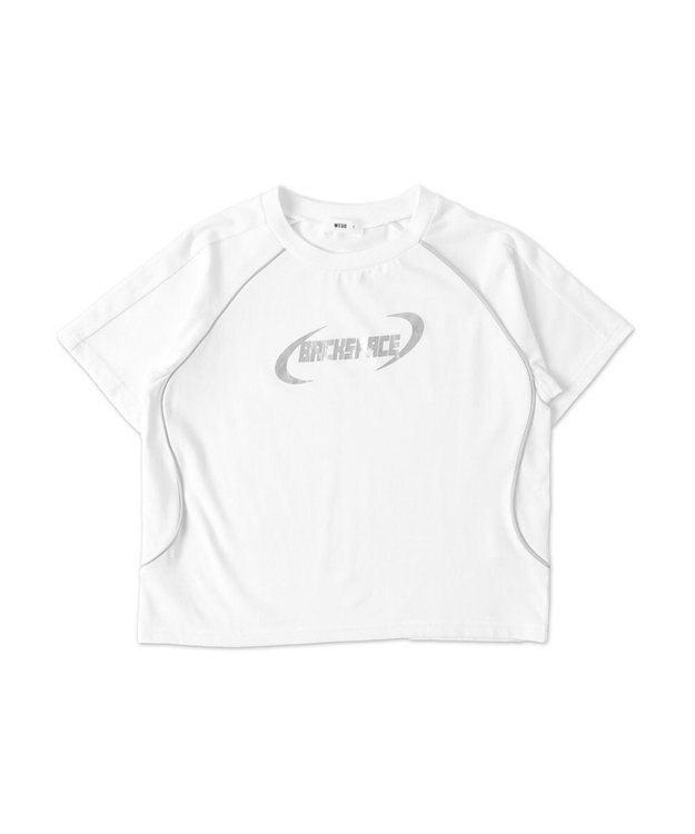 WEGO スポーツグラフィックT ホワイト