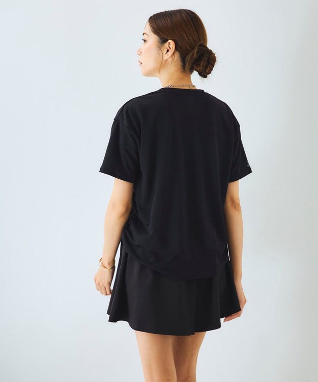 OP／FILA 【Kappa】サイドシャーリングTシャツ 4点セット水着 ブラック