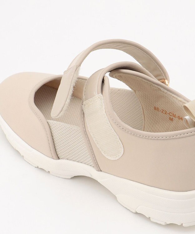 ANY ベルクロライトスニーカー ライトベージュ