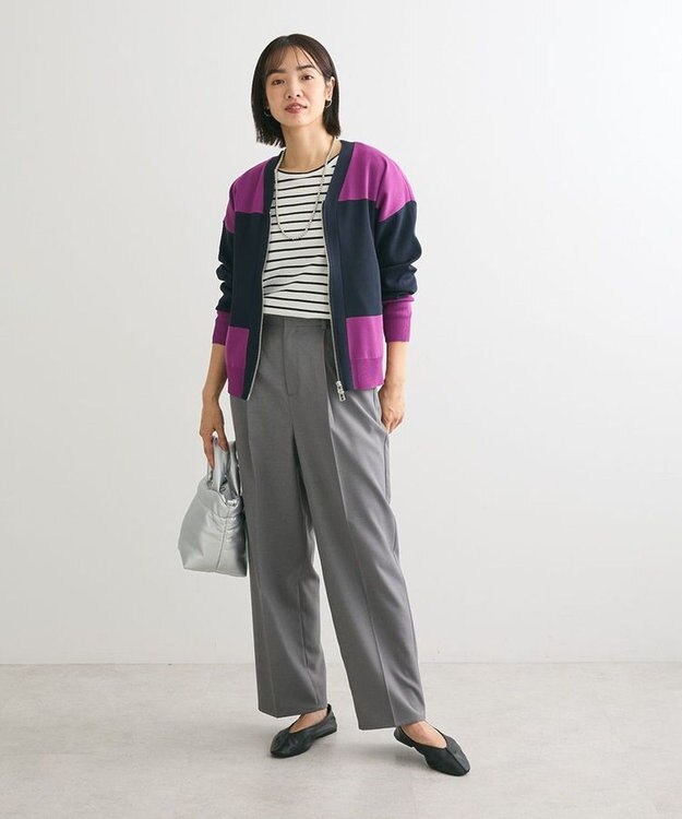 Green Parks ・ｆｕｒｒｙ　ｒａｔｅ　かる～いニットＺＩＰブル Navy