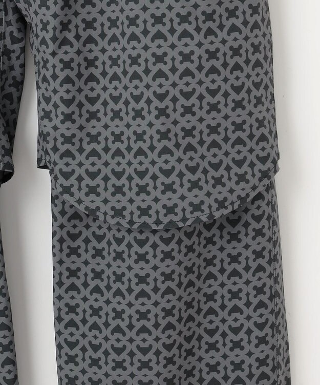 23区GOLF 【MEN】モノグラム レインパンツ  2WAYストレッチ 透湿防水 防風 撥水 ポケッタブル ブラック系5