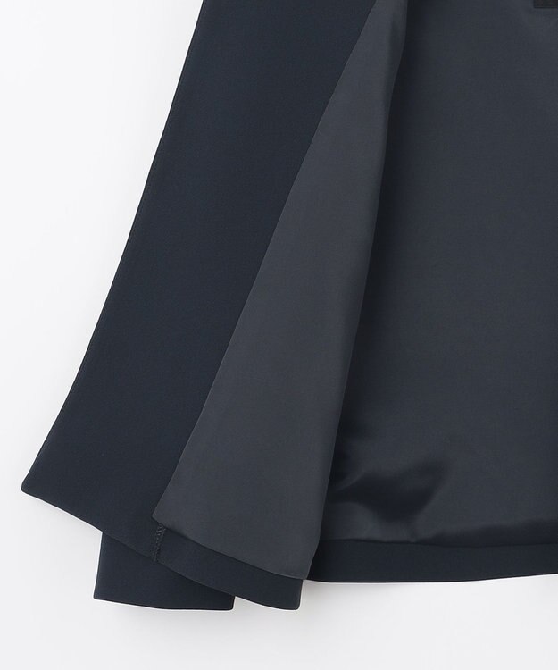 23区 L 【APPLAUDIR】バックサテンストレッチ ジャケット ネイビー系