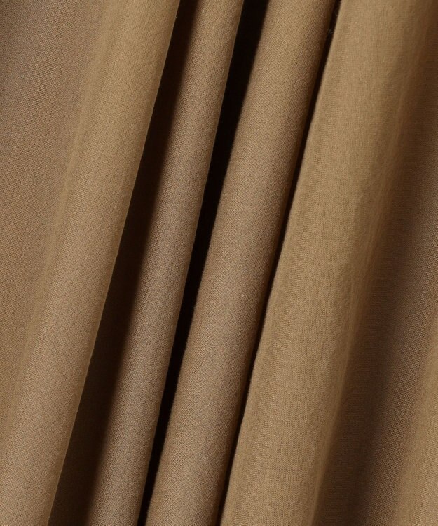 自由区 シアーボイルシャツ ワンピース ブロンズ