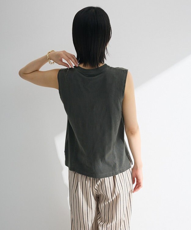 Green Parks ・ＤＯＵＢＬＥ　ＦＬＡＧＳ　ピグメント切替ノースリ Charcoal Gray