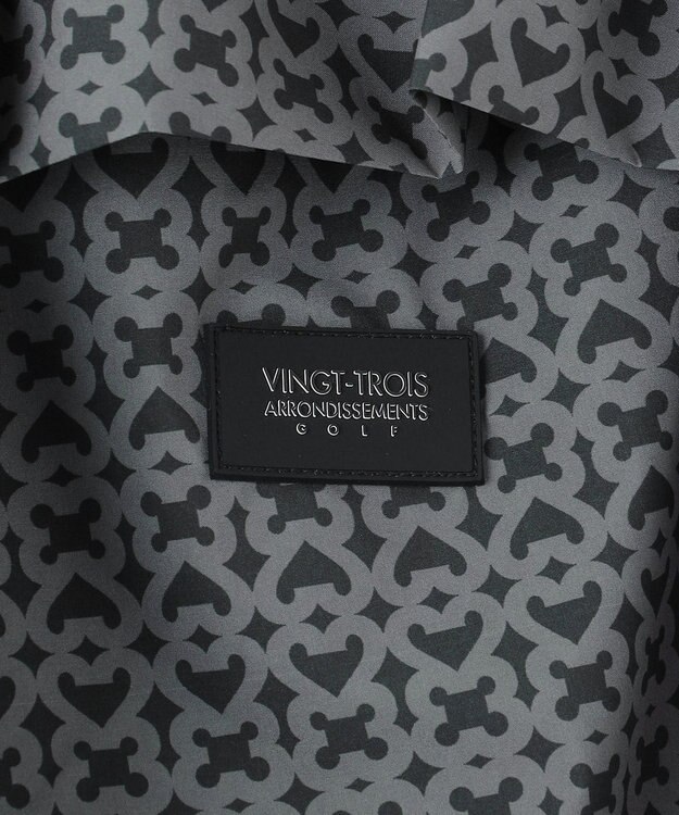 23区GOLF 【MEN】モノグラム レインパンツ  2WAYストレッチ 透湿防水 防風 撥水 ポケッタブル ブラック系5