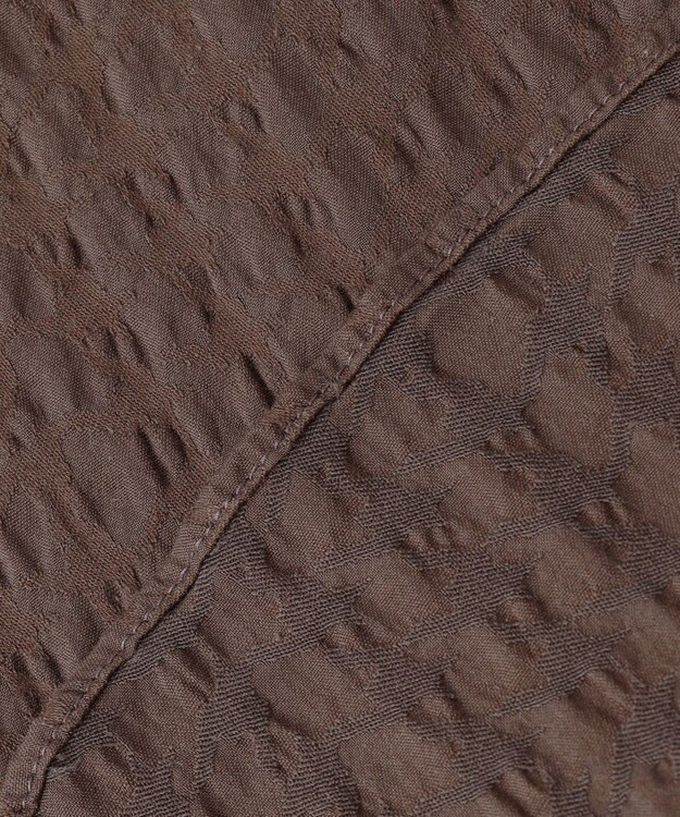 JOSEPH HOMME トリックジャガード　ウイングカラーシャツ キャメル系