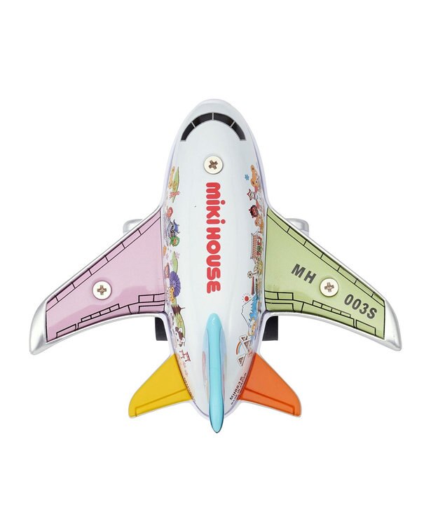 MIKI HOUSE HOT BISCUITS 【ミキハウス】プルバックジェット サックス