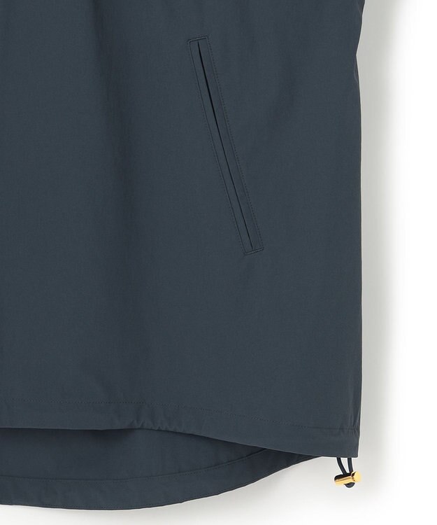 23区 S ナイロン2WAYストレッチ ノーカラー ブルゾン ブルー系