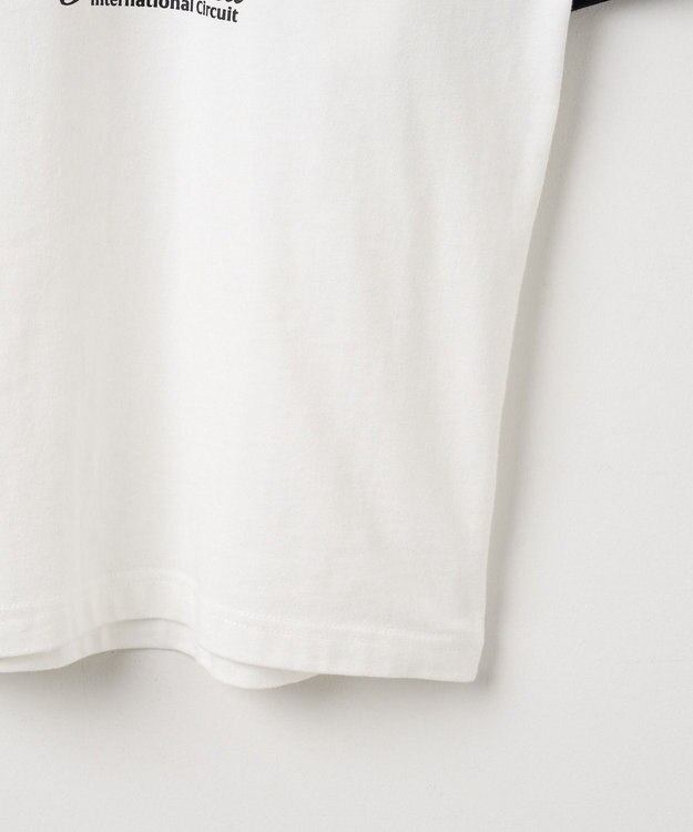 WEGO 【ユニセックス着用ITEM/手洗い可/MLサイズ】レーシングロゴTシャツ ホワイト