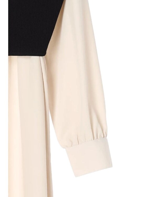 Green Parks Ｂ．ＳＥＴ２点ニットジレ＋ワンピース Black