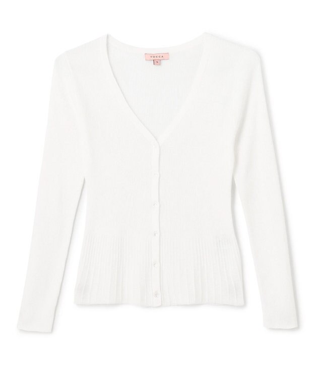 TOCCA 【洗える】AJISAI CARDIGAN カーディガン アイボリー系