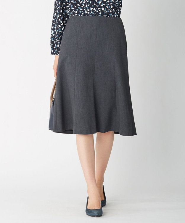 J.PRESS LADIES 【スーツ対応】T／Rアルガンシルク スカート グレー系