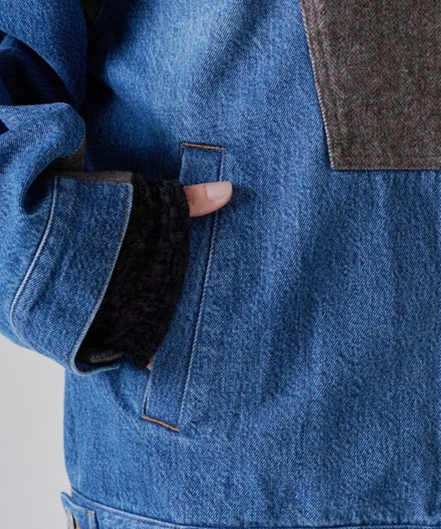 Ripo trenta anni P/W DENIM BLOUSON BROWN