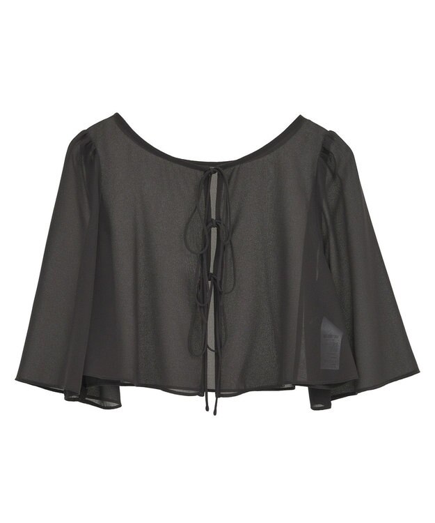 YECCA VECCA 【2点SET】フラワー柄スパンコール刺繍ドレス Charcoal Gray