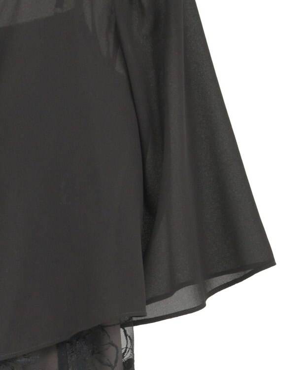 YECCA VECCA 【2点SET】フラワー柄スパンコール刺繍ドレス Charcoal Gray