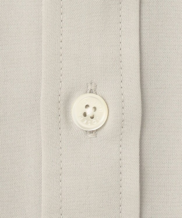 JOSEPH HOMME 新素材【シワになりにくい】テクノボイルストレッチ ウイングカラーシャツ アイボリー系