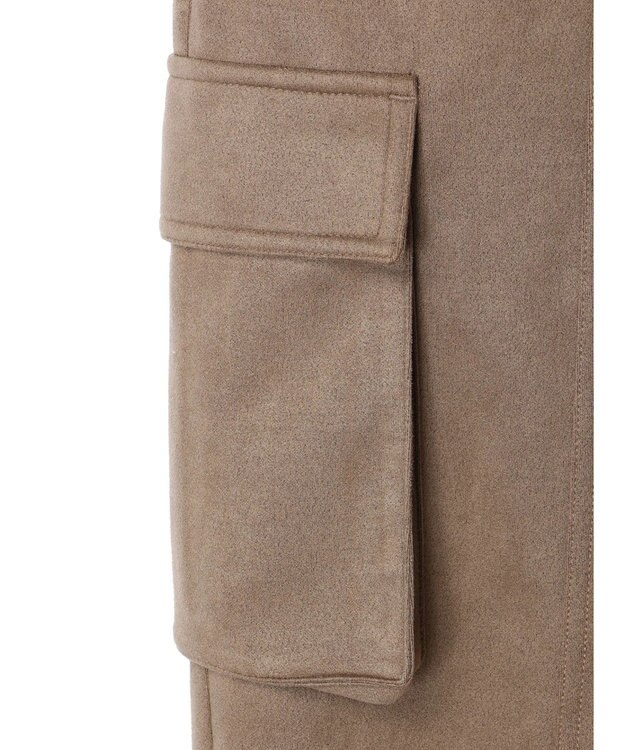 Green Parks ・ＳＵＧＡＲ　ＳＰＯＯＮ　スエードポンチカーゴパンツ Beige