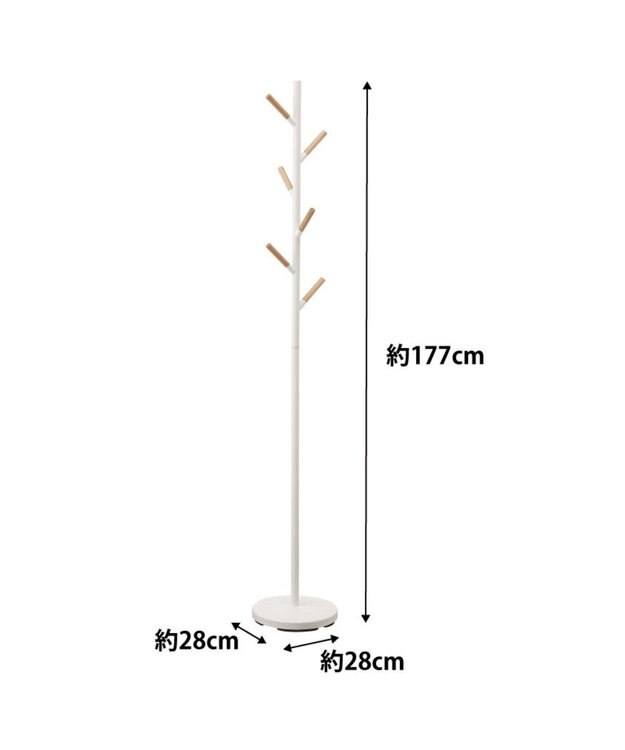 tower ポールハンガー プレーン ホワイト ホワイト