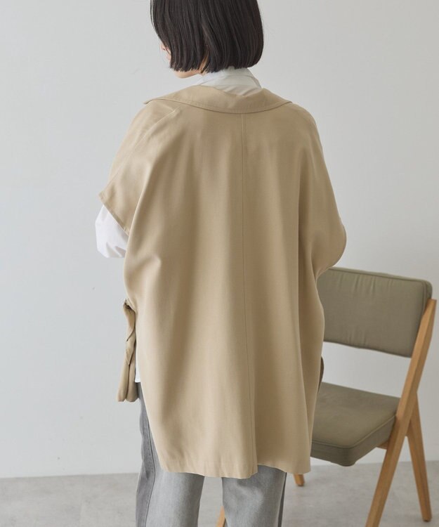 AMERICAN HOLIC 【花粉防止加工】サイドスリットベスト Beige