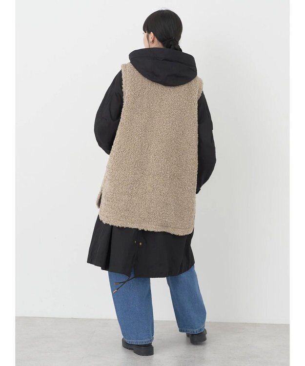 earth music&ecology マルチｗａｙモッズコート Black