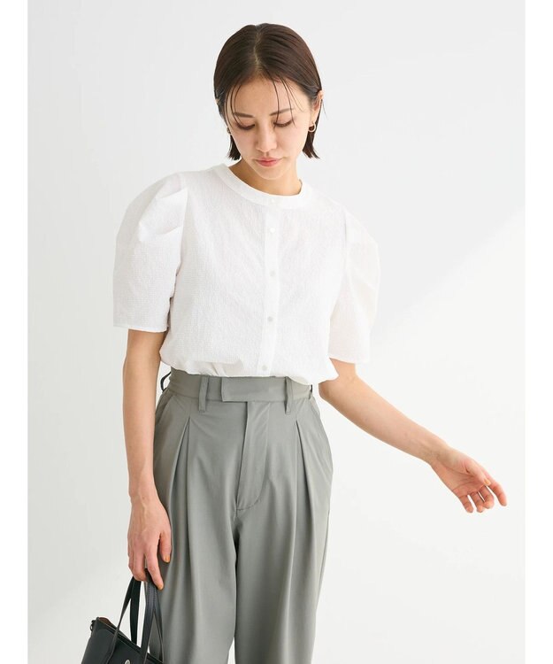 Green Parks ２Ｗａｙ　カラミドビーブラウス Off White