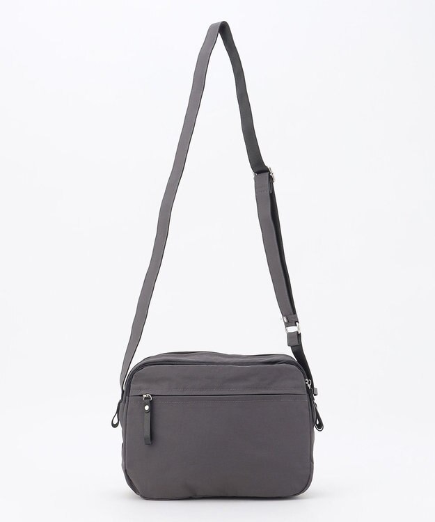 LA BAGAGERIE 【MONICA】フロントポケットショルダーバッグ ダークグレー