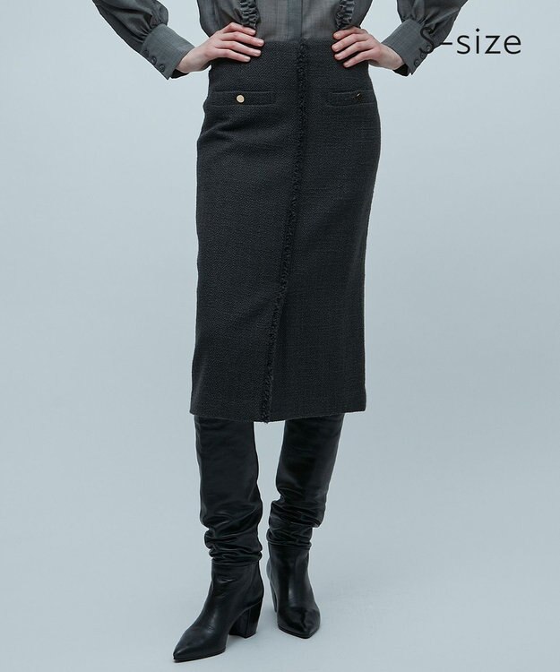 BEIGE， 【S-size】CAMBON / ツイードスカート