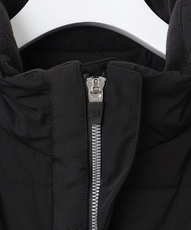 23区GOLF 【MEN/キングサイズ】【防風/撥水/ストレッチ】【袖取り外しで2WAY】キルティング ブルゾン ブラック系