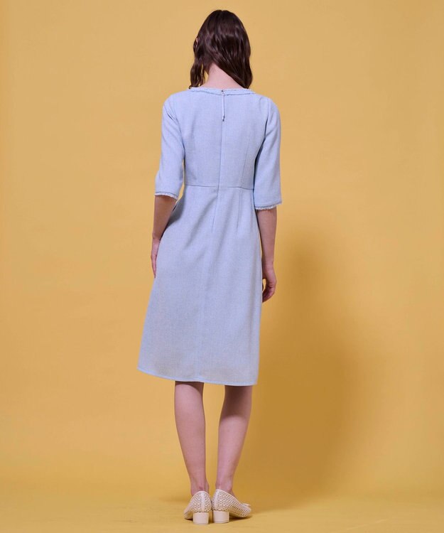TOCCA FROST MIST TWEED ドレス スカイブルー系5