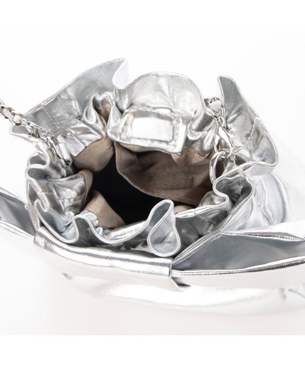 UNBILLION カカトゥ kakatoo / リボンチェーンショルダー シルバー