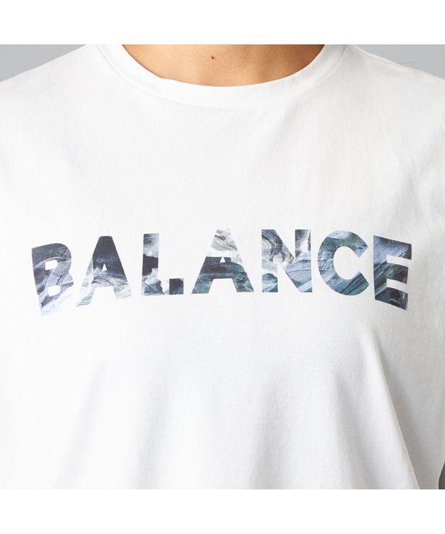 Chacott Chacott BALANCE HandsomeCotton ロゴTシャツ ホワイト