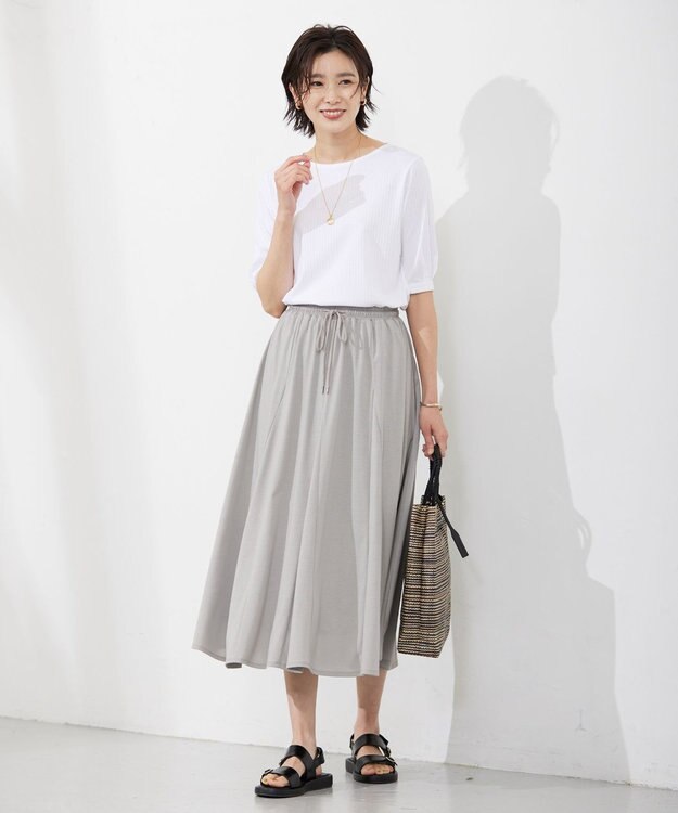 J.PRESS LADIES 【リバーシブル】イニシャルコイン ネックレス ゴールド系