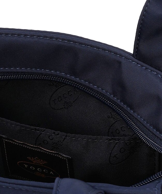 TOCCA CARVED LOGO POCHETTE ナイロンバッグ ネイビー系