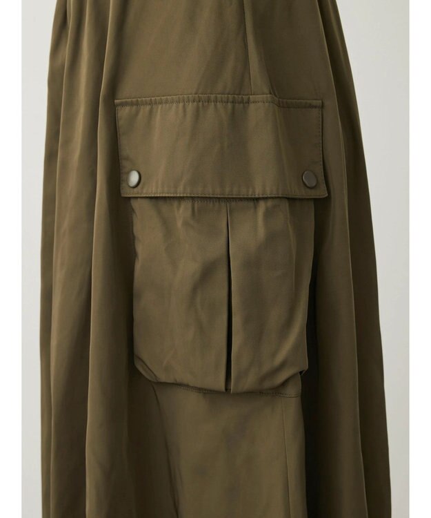 Green Parks ・ＳＵＧＡＲ　ＳＰＯＯＮ　ミリタリーフレアスカート Khaki