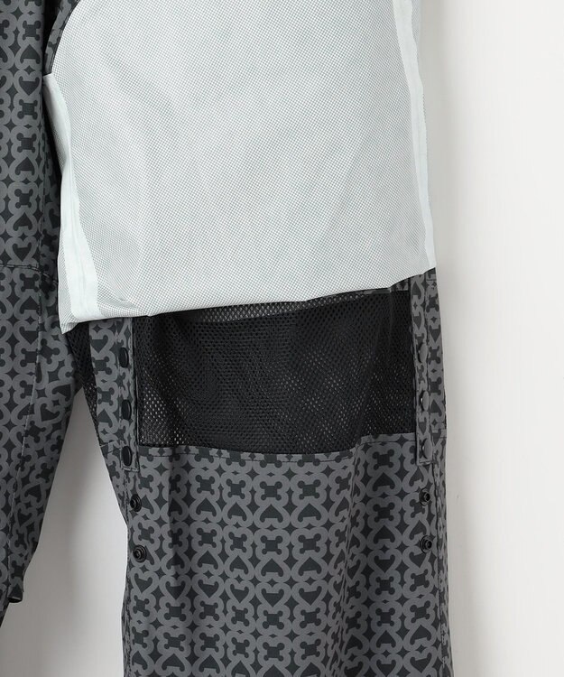 23区GOLF 【MEN】モノグラム レインパンツ  2WAYストレッチ 透湿防水 防風 撥水 ポケッタブル ブラック系5