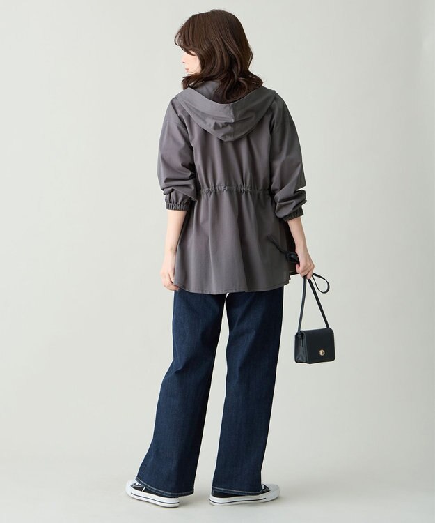 ANY L ドライフーディーカーディガン スレート