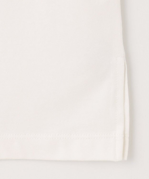 組曲 S コットンベア天竺 カフス袖ロングTシャツ アイボリー系