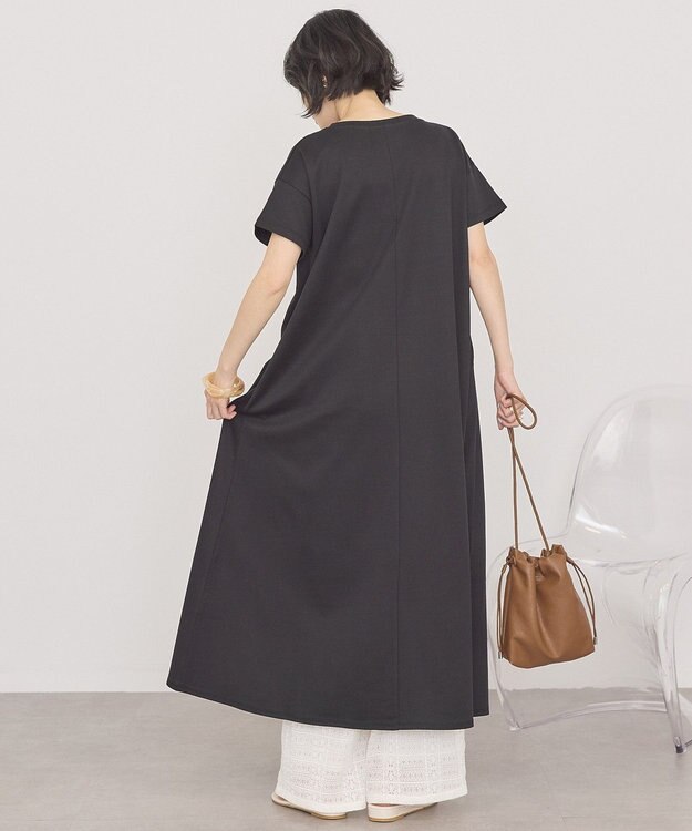 AMERICAN HOLIC 【選べる丈】フレアワンピース Black