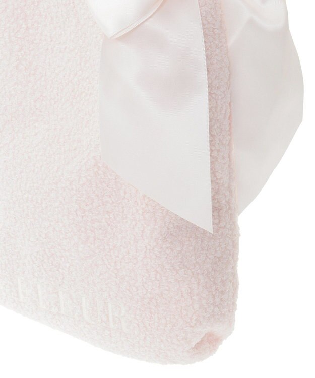 Maison de FLEUR ボアダブルリボントートバッグ Pink