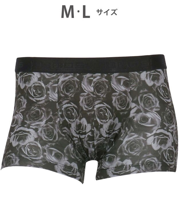 WACOAL MEN ボクサーパンツ 【ハナコトバパンツ】 フロント快適設計 肌あたり軽減設計 誕生日 記念日 前閉じ 下着 メンズ GT3221 /ブロス バイ ワコールメン ブラック