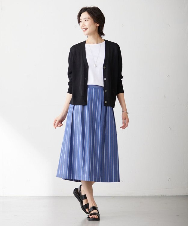 J.PRESS LADIES シェル ネックレス シルバー系